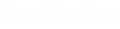 Terms & Conditions